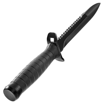 Боевой Тактический Армейский Военный Нож с Пилой Mil-Tec Combat Black (15363502)