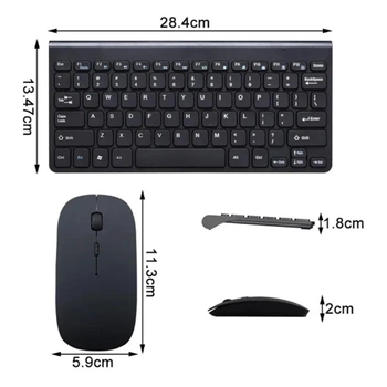 Беспроводная компьютерная клавиатура с мышь Ultra-thin Combo WM+108S