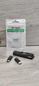 Флэш-накопитель Microdrive 32Gb для телефона и компьютера + 2 переходника (KG-4795)