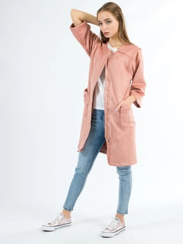 Тренчкот BEBE PLUS 21787 S (35982S) Пудра