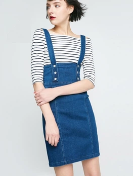 Комплект топ и джинсовый сарафан Vero Moda 317337504 L (90121L)