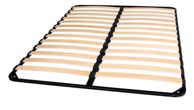 Каркас кровати 1-2 200х160х46 XXL без ножек черный