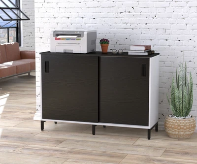 Тумба офісна LS-1200-830 біла Венге Луїзіана
