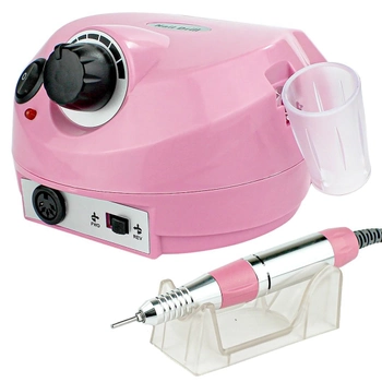 Фрезер Машинка для педикюра и маникюра Nail Master DM-202 65 Вт 45 000 об/мин (аппаратный маникюр для ногтей) розовый