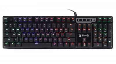 Клавиатура A4Tech Bloody B750N Black USB неоновая подсветка LK-Green switches