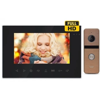 Комплект домофона CoVi Security Onyx FHD Black + Iron FHD Bronze
