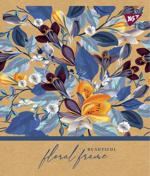 Набір зошитів для записів Yes Floral Frame А5 18 аркушів Лінія 10 шт (765091)