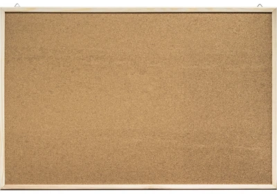 Дошка коркова ТМ UKRBOARDS, рамка дерев'яна, 120 х 90 см (UB90x120CWood)