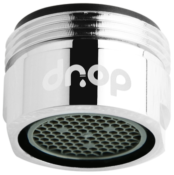 Водосберегающий аэратор DROP SP220E для смесителя - Экономия 66%, 4 л/мин, наружная М 22 мм