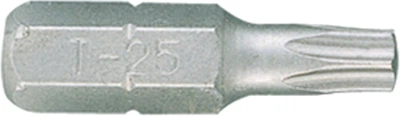 Бита KING TONY торцевая 1/4" TORX с отверстием T27 L25 мм (102527U)