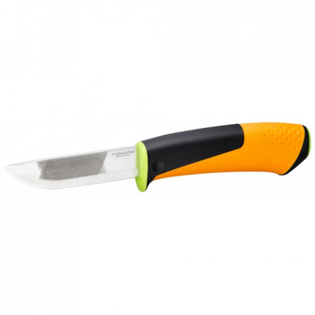 Нож Fiskars для тяжелых работ с точилом Hardware (1023619)