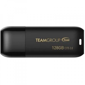 USB флеш накопитель Team 128GB C175 Pearl Black USB 3.1 (TC1753128GB01) (236249)