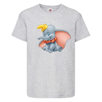 Футболка детская Дамбо (Dumbo) серо-лиловый (top DMB1 gr) 140 см