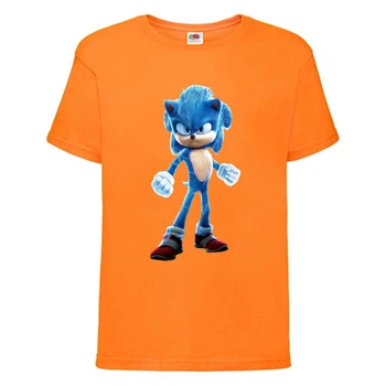 Футболка дитяча Соник іскрить (SONIC) помаранчева (snc or-05) 152 см