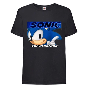 Футболка дитяча Соник особа (SONIC) чорна (snc blc-4) 152 см