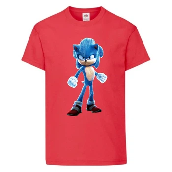 Футболка дитяча Соник іскрить (SONIC) червона (snc rd-01) 140 см