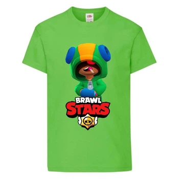 Футболка дитяча Бравл Старс Ліон (Brawl Stars Lion) светлозеленого (BS ligr-003) 104 см