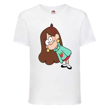 Футболка дитяча Гравити Фолз Мейбл (Gravity Falls Maybl) біла (GF wh-003) 164 см