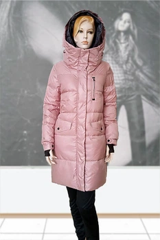 Пуховик Clasna CW20D-212 L Розовый (20-212-roz)
