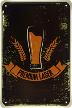 Металлическая табличка "Beer Premium Lager" (ms-103637)