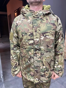 Куртка тактична, Yakeda, Мультикам, розмір XL, підкладка — фліс, демісезонна куртка для військових
