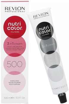 Тонуючий крем-бальзам для волосся Revlon Professional Nutri Color Filters 500 Purple Red 100 мл (8007376047112)