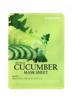Тканинна маска з екстрактом огірка Baroness Cucumber Mask Sheet