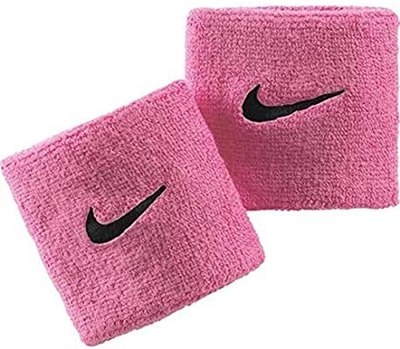 Напульсники Nike Swosh Wristbands 2шт. (1 пара) на руку для спорту світло-рожевий (N.000.1565.677.OS)