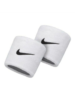 Напульсники Nike Swosh Wristbands 2 шт. (1 пара) на руку для спорта белый (N.NN.04.101.OS)
