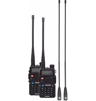 Комплект 2 шт раций Baofeng UV-5R Forest Version 5 Вт до 10 км с усиленной антенной Nagoya NA-771