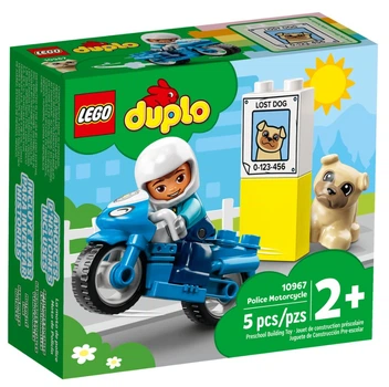 Конструктор Lego Duplo Полицейский мотоцикл 5 деталей (10967)