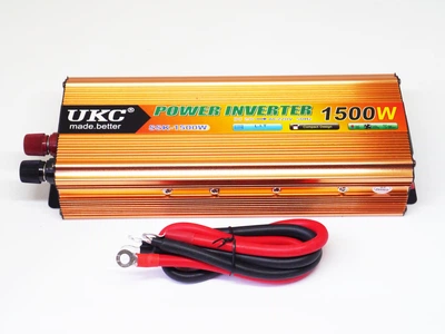 Инвертор преобразователь напряжения 24В-220v 1500W Ukc Gold