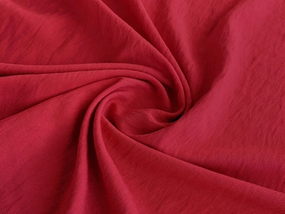 Ткань Лен Бохо, красный, пог. м. (р33, 2311028D, цв2)