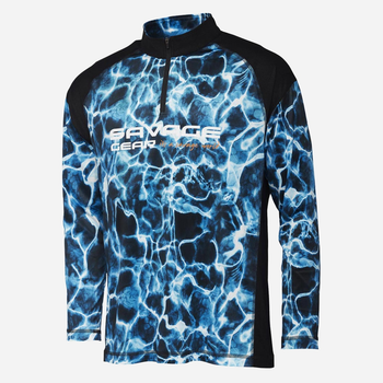 Реглан Savage Gear Marine UV Long Sleeve Tee 18541913 XL Sea Blue (2218541913019)