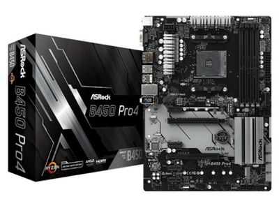 Материнська плата ASRock B450 Pro4
