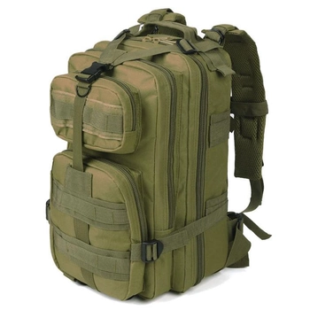 Тактический военный походный рюкзак Eagle 600D 45л зеленый (M07G)