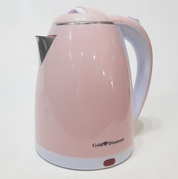 Электрочайник Gold Diamond Tk-00028 на 1.8 литров 2000 Вт розовый