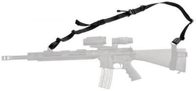 Ремень тактический 5.11 Tactical VTAC 2 Point Sling оружейный двухточечный Черный (844802090742)