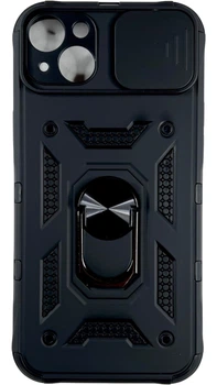 Чехол Camshield c кольцом-подставкой на iPhone 14 Plus черный