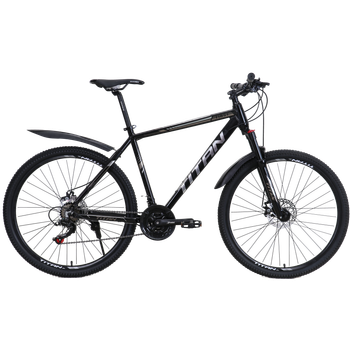 Горный велосипед Titan First 27.5" рама 20" Черно-Желтый/ Золотой