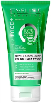 Увлажняюще-успокаивающий гель для умывания с алоэ - Eveline Cosmetics Facemed+ 150ml (716670-2411514)