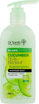 Мягкий гель-пилинг для умывания - Dr. Sante Cucumber Balance Control 200ml (61537-231)