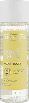 Освітлюючий тонік із гліколевою кислотою - Bielenda Good Skin Glow Boost Illuminating Face Toner 200ml (1007317-29217)