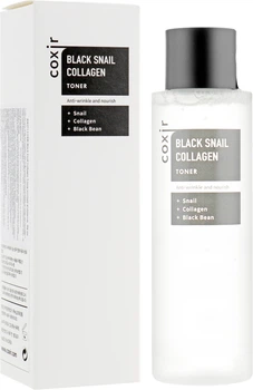 Антивіковий тонер-есенція для обличчя - Coxir Black Snail Collagen Toner 150ml (785269-16240)
