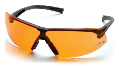 Баллистические стрелковые очки открытые Pyramex Onix (orange) оранжевые, очки защитные