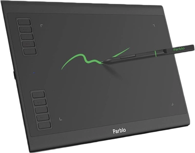 Графічний планшет Parblo A610 Plus V2 Чорний (A610PLUSV2)