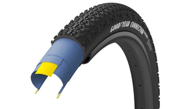 Покришка GoodYear 700x40 (40-622) CONNECTOR tubeless complete, folding, black, 120tpi