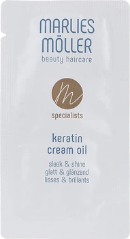 Крем-олія для волосся з кератином "Гладкість та блиск" - Marlies Moller Keratin Cream Oil Sleek And Shine (пробник) 5ml (1002010-80826)