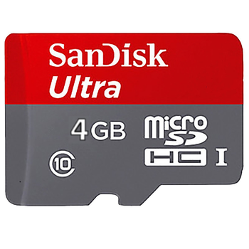 Карта памяти SanDisk Ultra microSD 4 GB class 10 D100