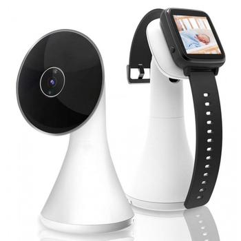Видеоняня - наручные часы Baby Monitor VB606, обратная связь, 1.5" дисплей, датчик температуры, VOX